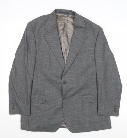 Mens UK Size 42 Wellington Regular Grey Suit Jacket