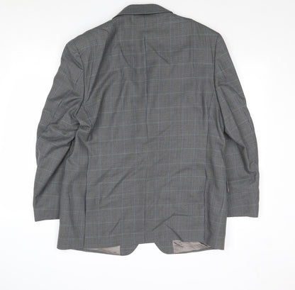 Mens UK Size 42 Wellington Regular Grey Suit Jacket