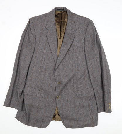 Mens UK Size 44 Dunn & Co Regular Grey Suit Jacket