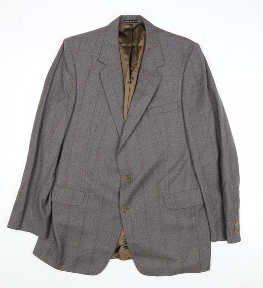 Mens UK Size 44 Dunn & Co Regular Grey Suit Jacket