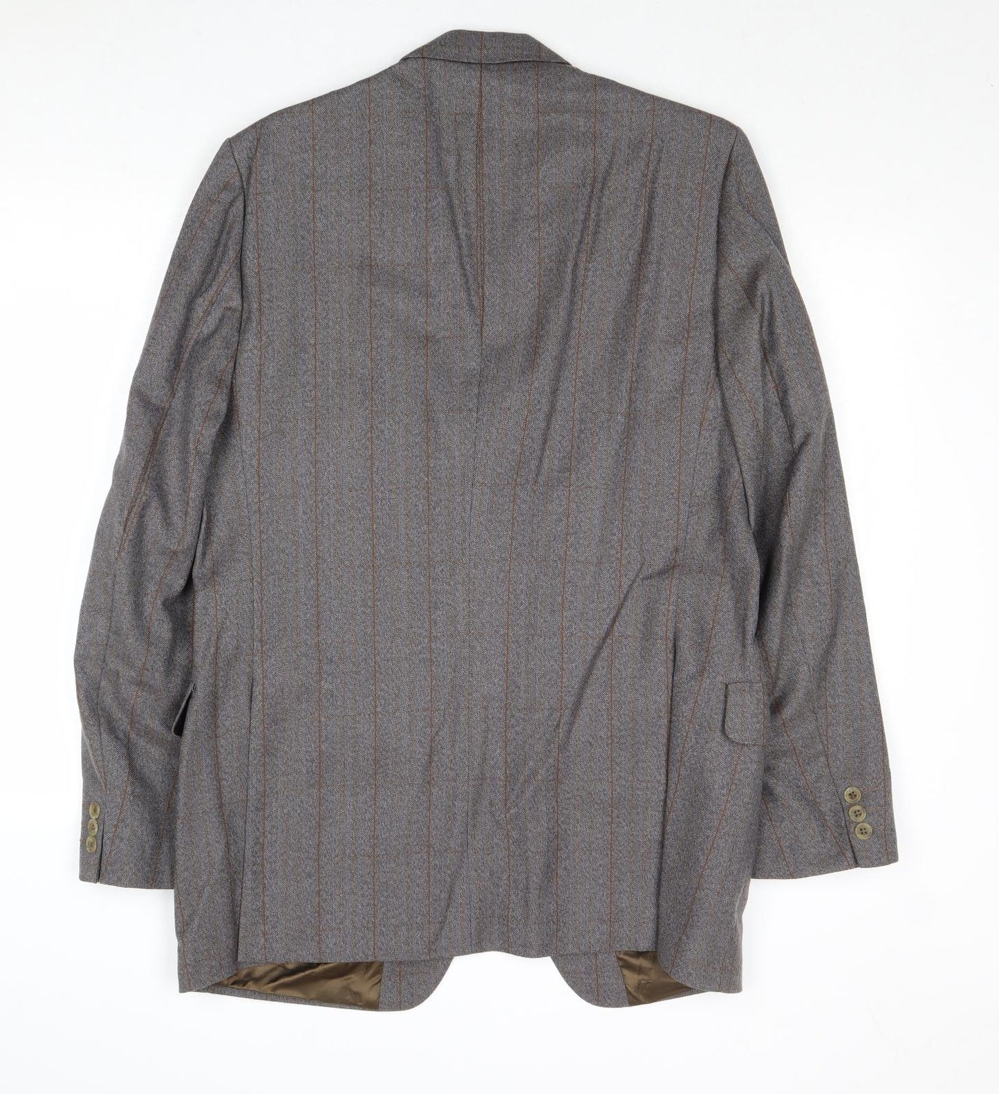 Mens UK Size 44 Dunn & Co Regular Grey Suit Jacket