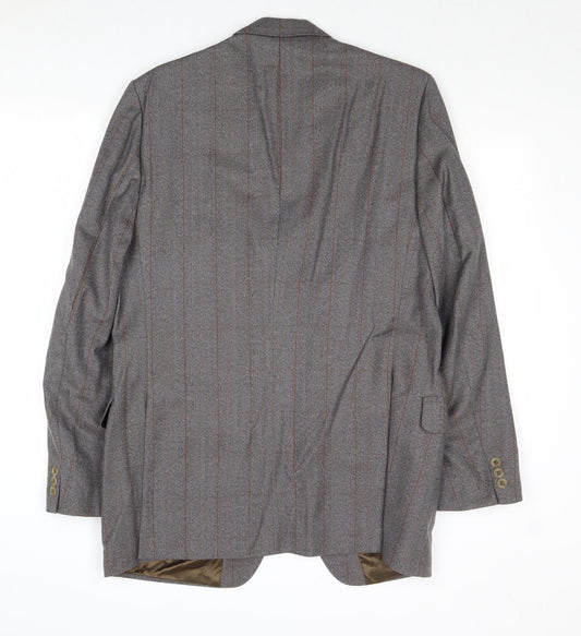 Mens UK Size 44 Dunn & Co Regular Grey Suit Jacket
