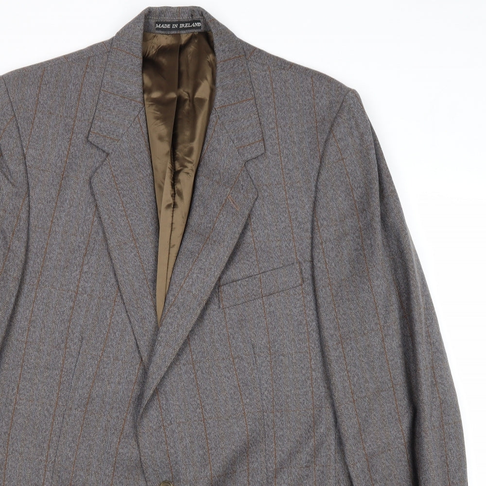 Mens UK Size 44 Dunn & Co Regular Grey Suit Jacket