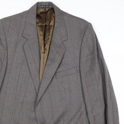Mens UK Size 44 Dunn & Co Regular Grey Suit Jacket