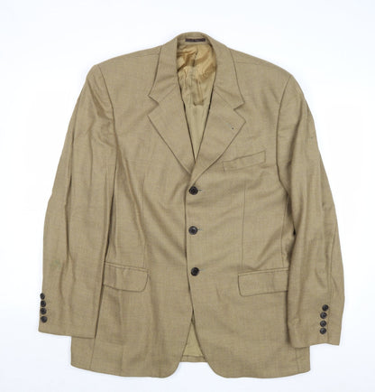 Mens UK Size 40 Nicholas Rowe Regular Brown Suit Jacket
