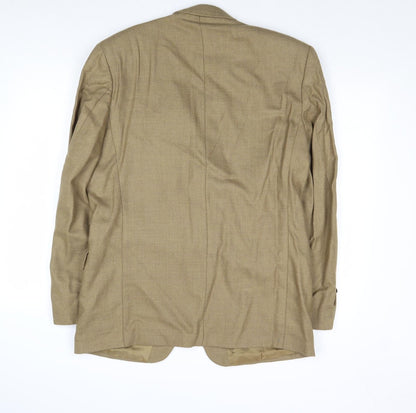 Mens UK Size 40 Nicholas Rowe Regular Brown Suit Jacket