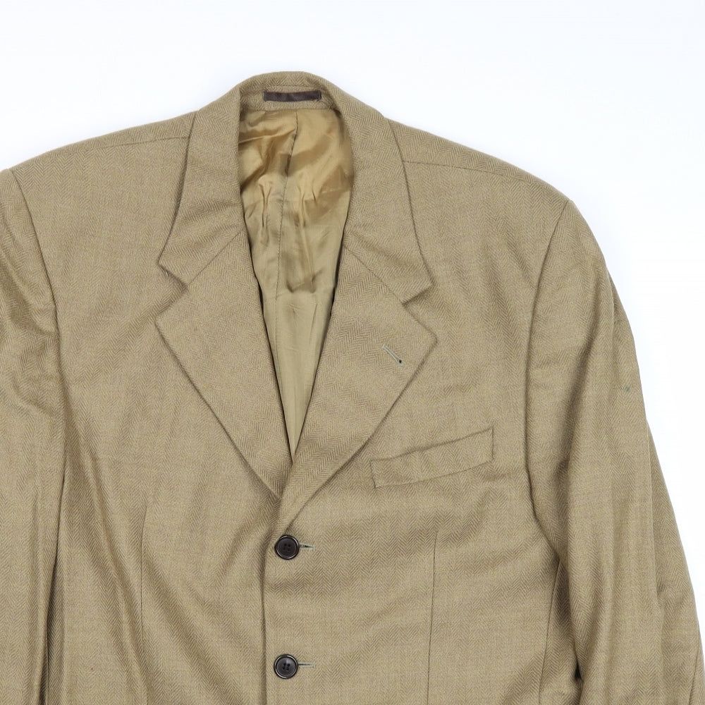 Mens UK Size 40 Nicholas Rowe Regular Brown Suit Jacket