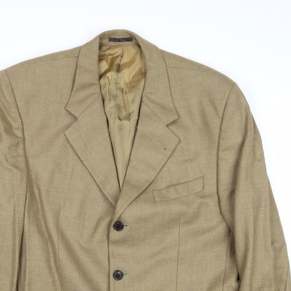 Mens UK Size 40 Nicholas Rowe Regular Brown Suit Jacket