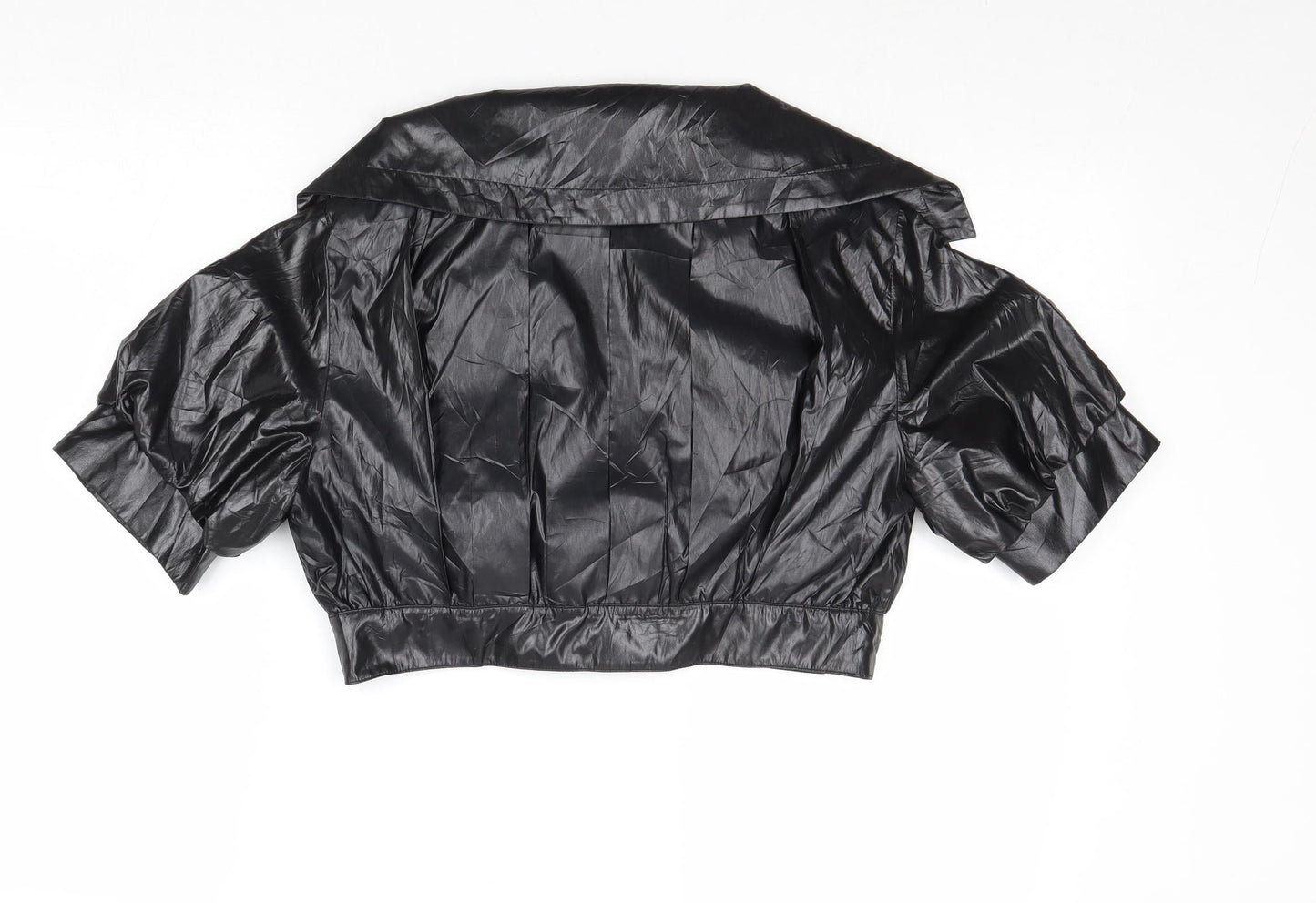 Pick Up Womens Black Jacket Blazer Size M Buckle