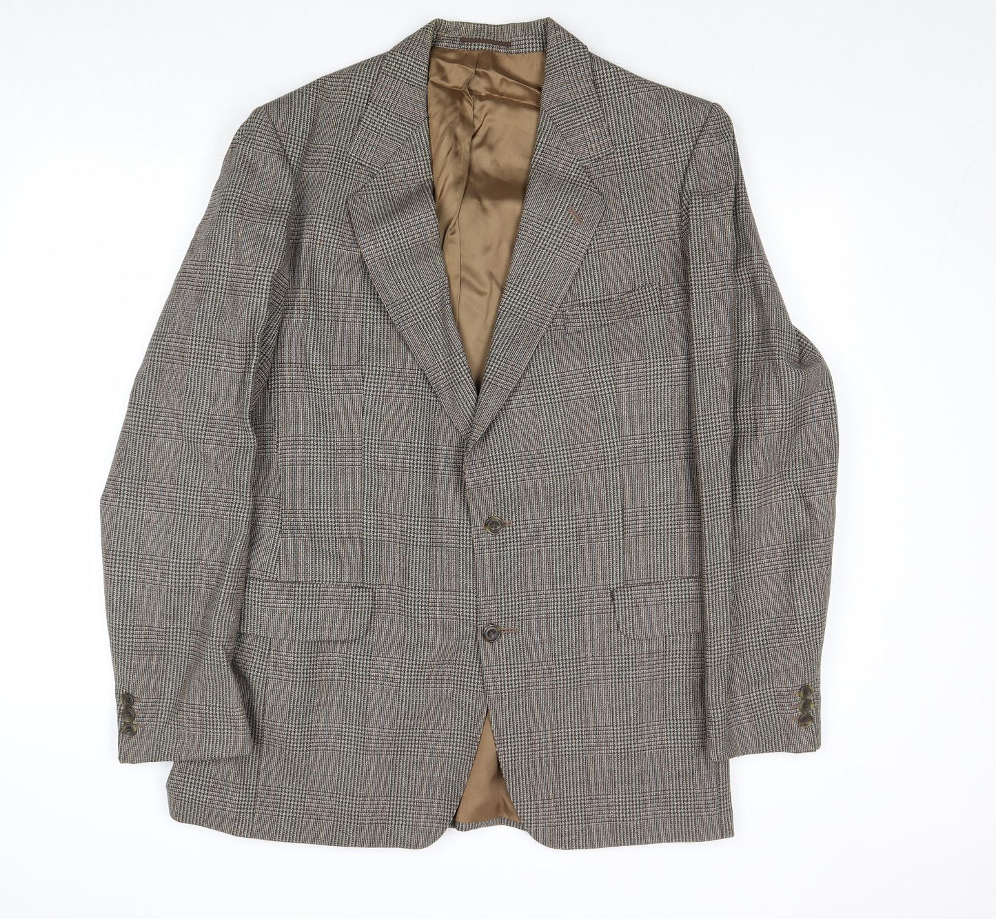 Mens UK Size 42 Marks and Spencer Regular Brown Suit Jacket