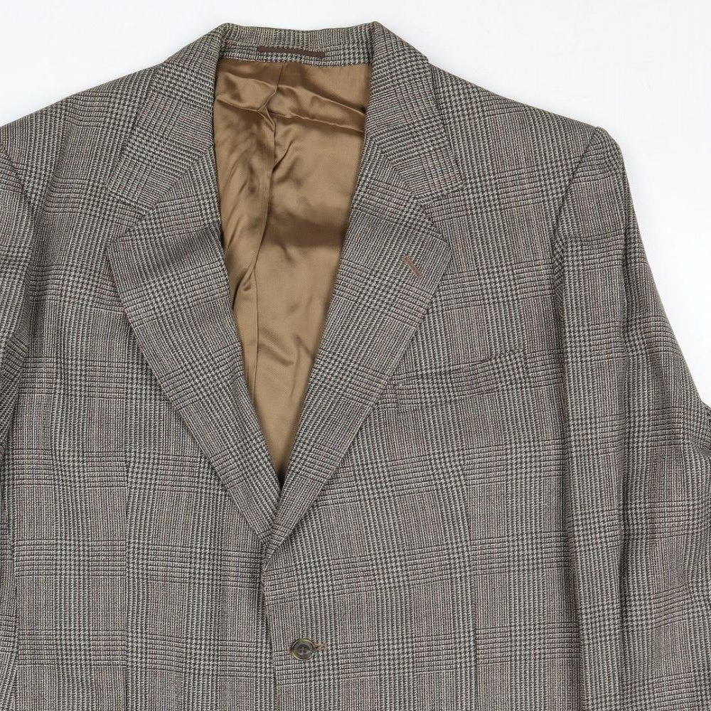 Mens UK Size 42 Marks and Spencer Regular Brown Suit Jacket