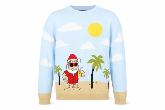 Mens UK Size S ASOS Blue Pullover Jumper