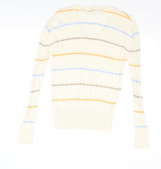 Womens UK Size S Marks and Spencer Beige Pullover Jumper