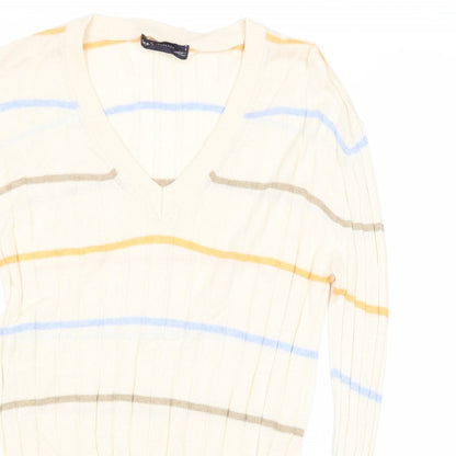 Womens UK Size S Marks and Spencer Beige Pullover Jumper