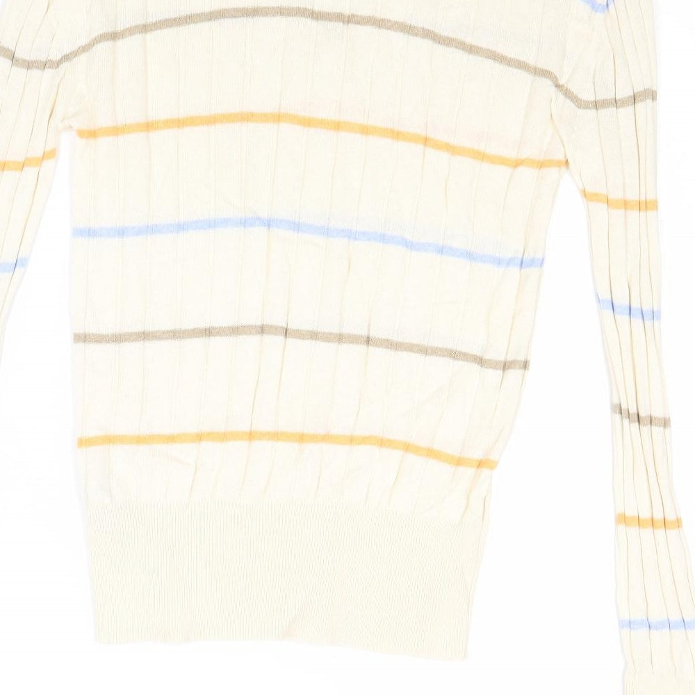 Womens UK Size S Marks and Spencer Beige Pullover Jumper