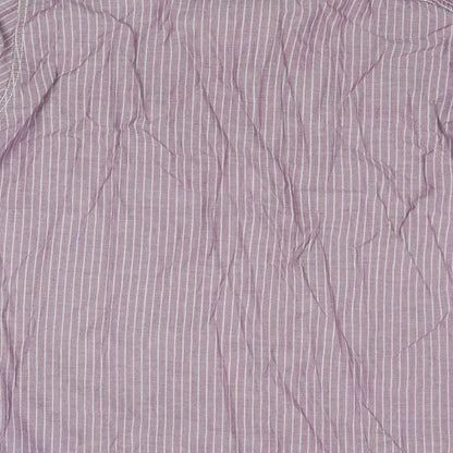 Mens UK Size L Marks and Spencer Purple  Button-Up Long Sleeve Casual Shirt