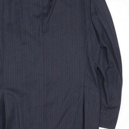 Mens UK Size 40 Marks and Spencer Regular Blue Suit Jacket