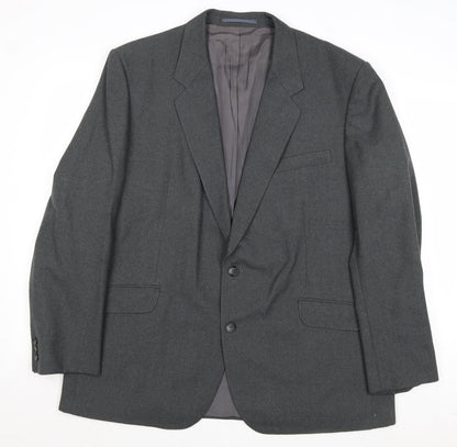 Warteks Mens Grey Polyester Jacket Suit Jacket Size 44 Regular