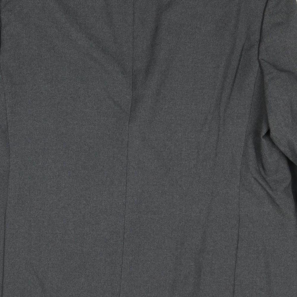 Warteks Mens Grey Polyester Jacket Suit Jacket Size 44 Regular