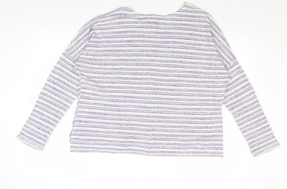 Womens UK Size 12 Marks and Spencer Purple Pullover Jumper