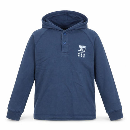 Joe's Boys Blue Polyester Pullover Hoodie Size 6 Years Button