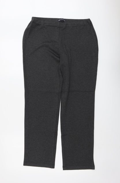 Womens UK Size 12 Marks and Spencer Regular Fit  Grey Trousers