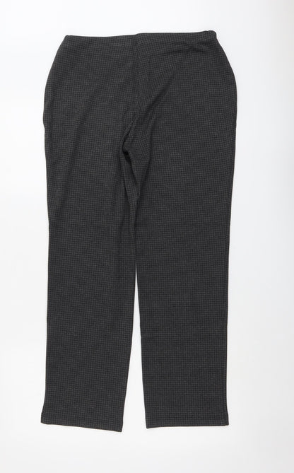 Womens UK Size 12 Marks and Spencer Regular Fit  Grey Trousers