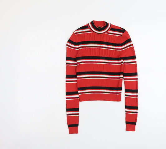 Womens UK Size XS H&M Red Pullover Jumper