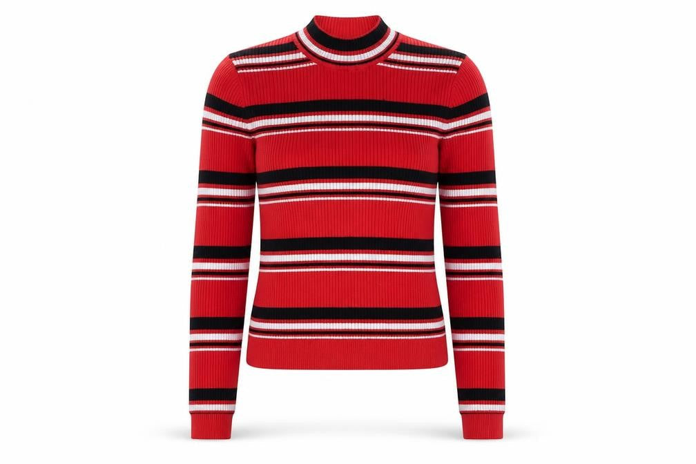 Womens UK Size XS H&M Red Pullover Jumper