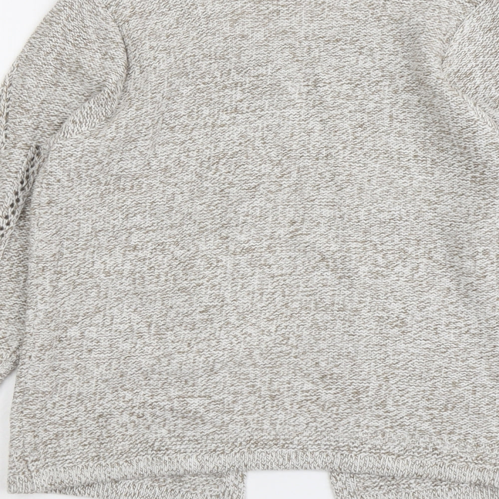 Womens UK Size S EWM Beige Cardigan Jumper