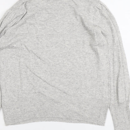 Womens UK Size 14 Marks and Spencer Grey Pullover Jumper