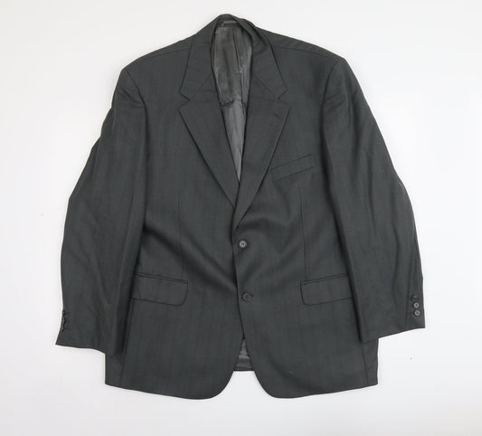 Mens UK Size L Wellington Regular Grey Suit Jacket