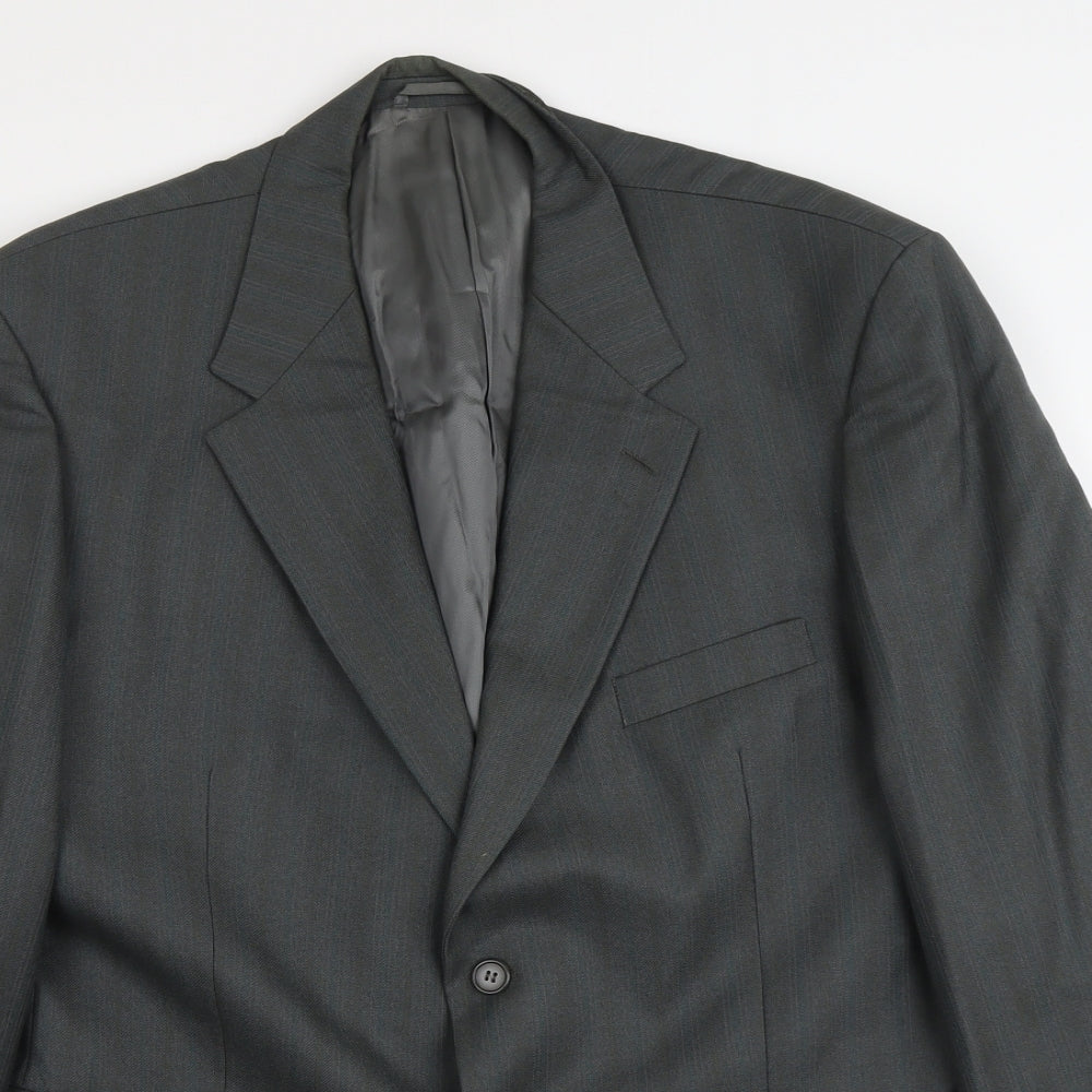 Mens UK Size L Wellington Regular Grey Suit Jacket