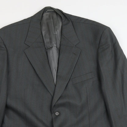 Mens UK Size L Wellington Regular Grey Suit Jacket