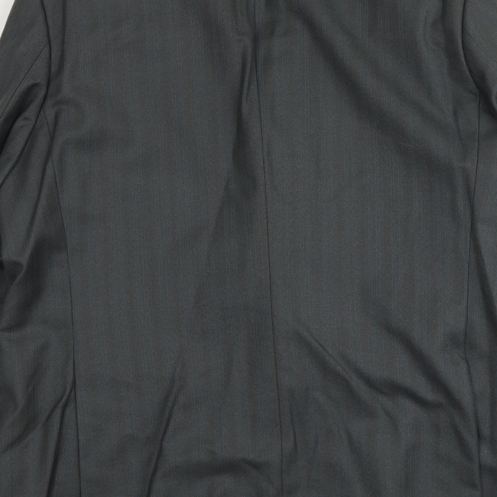 Mens UK Size L Wellington Regular Grey Suit Jacket