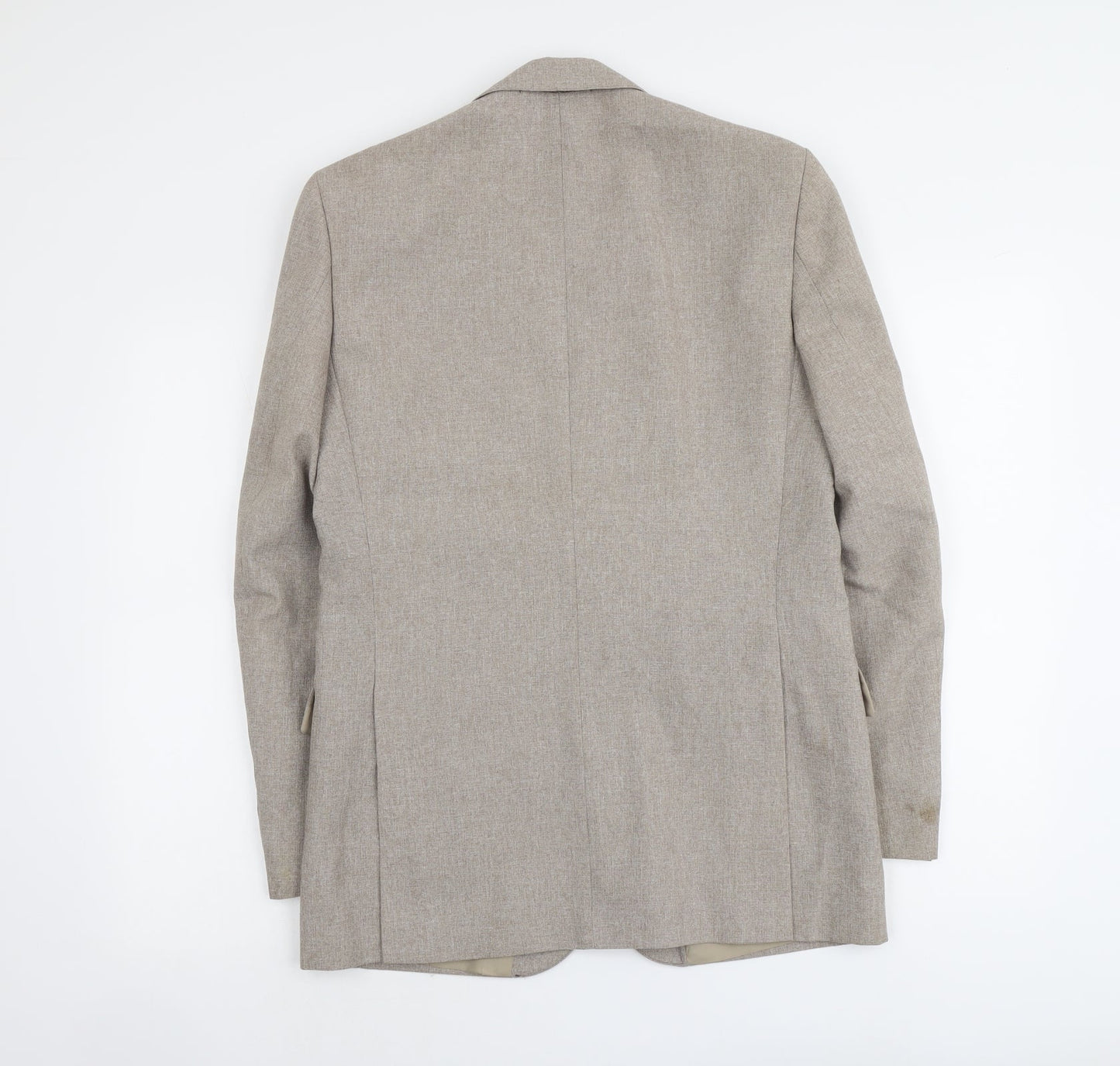 Mens UK Size S C&A Regular Beige Suit Jacket
