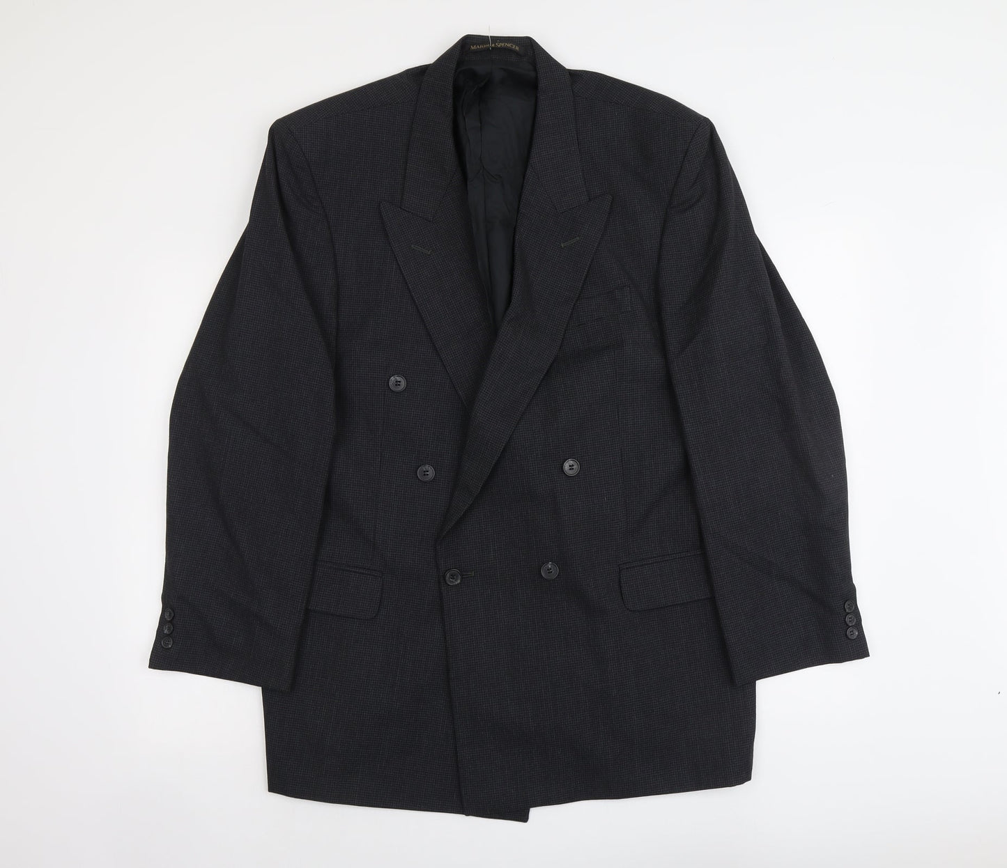 Mens UK Size L Marks and Spencer Regular Blue Suit Jacket