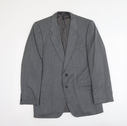Marks and Spencer Mens Grey Polyester Jacket Suit Jacket Size M Regular