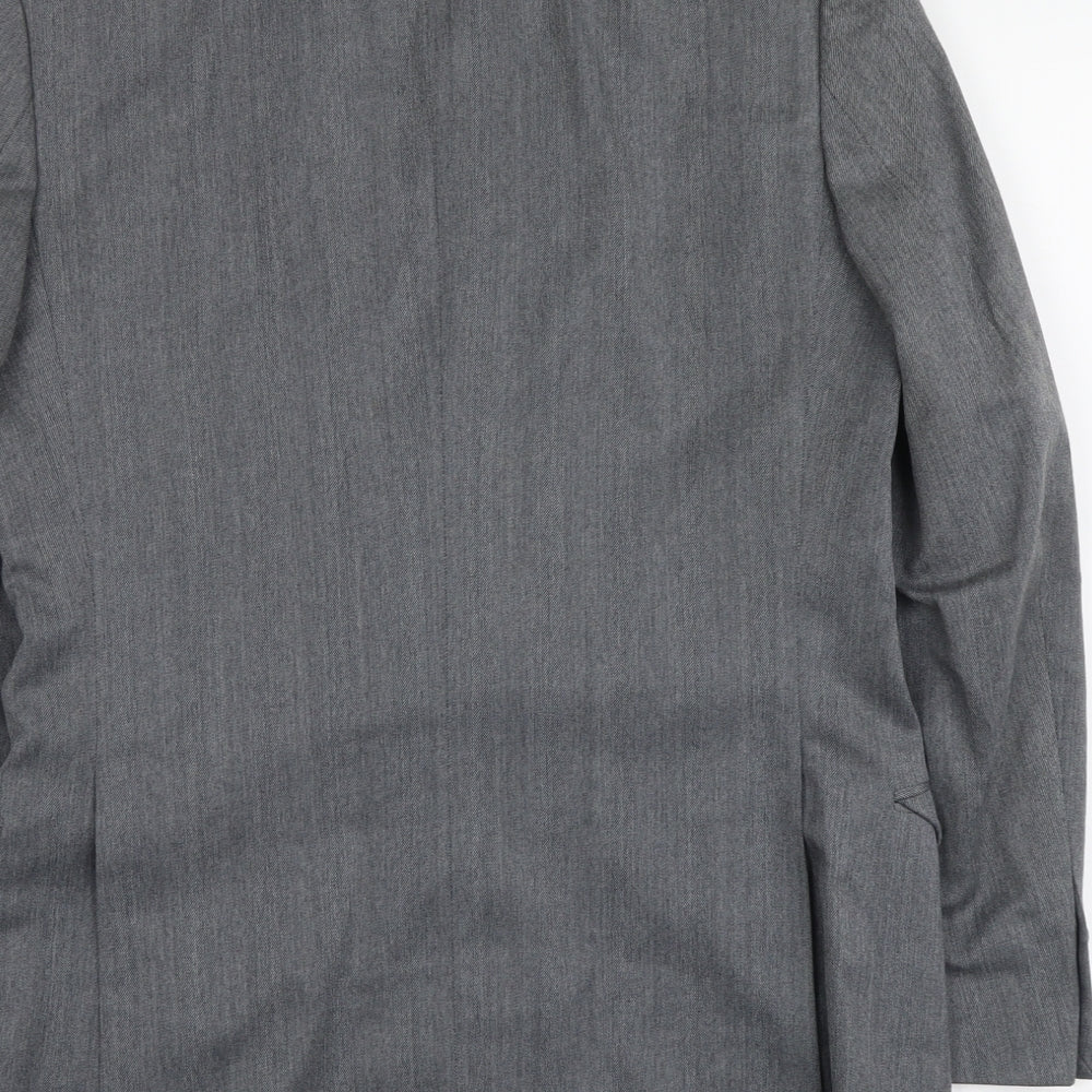 Marks and Spencer Mens Grey Polyester Jacket Suit Jacket Size M Regular