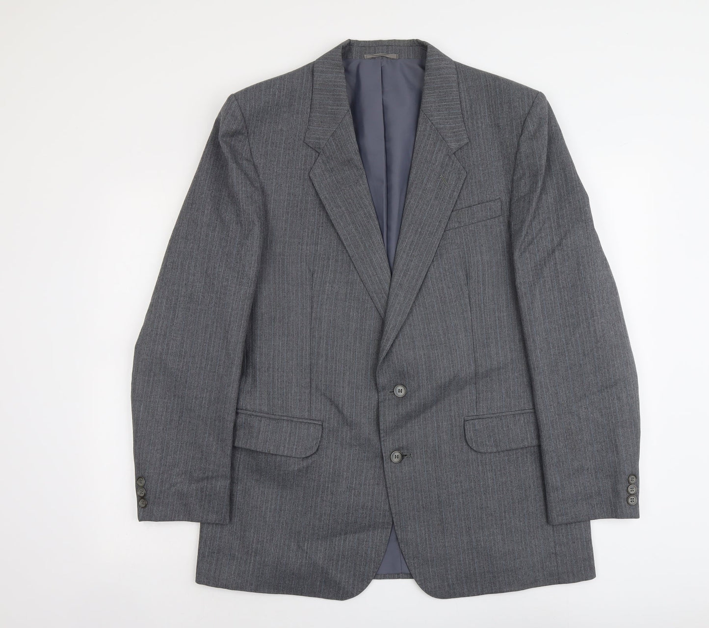 Mens UK Size L C&A Regular Grey Suit Jacket