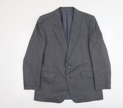 Mens UK Size L C&A Regular Grey Suit Jacket