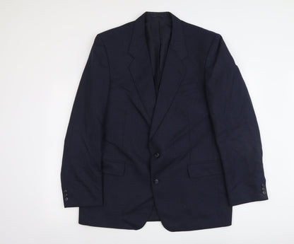 Mens UK Size XL C&A Regular Blue Suit Jacket
