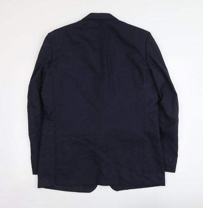 Mens UK Size XL C&A Regular Blue Suit Jacket