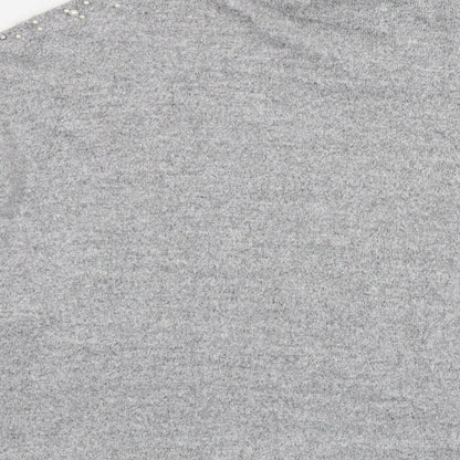 Womens UK Size 16 New Look Grey Pullover Jumper