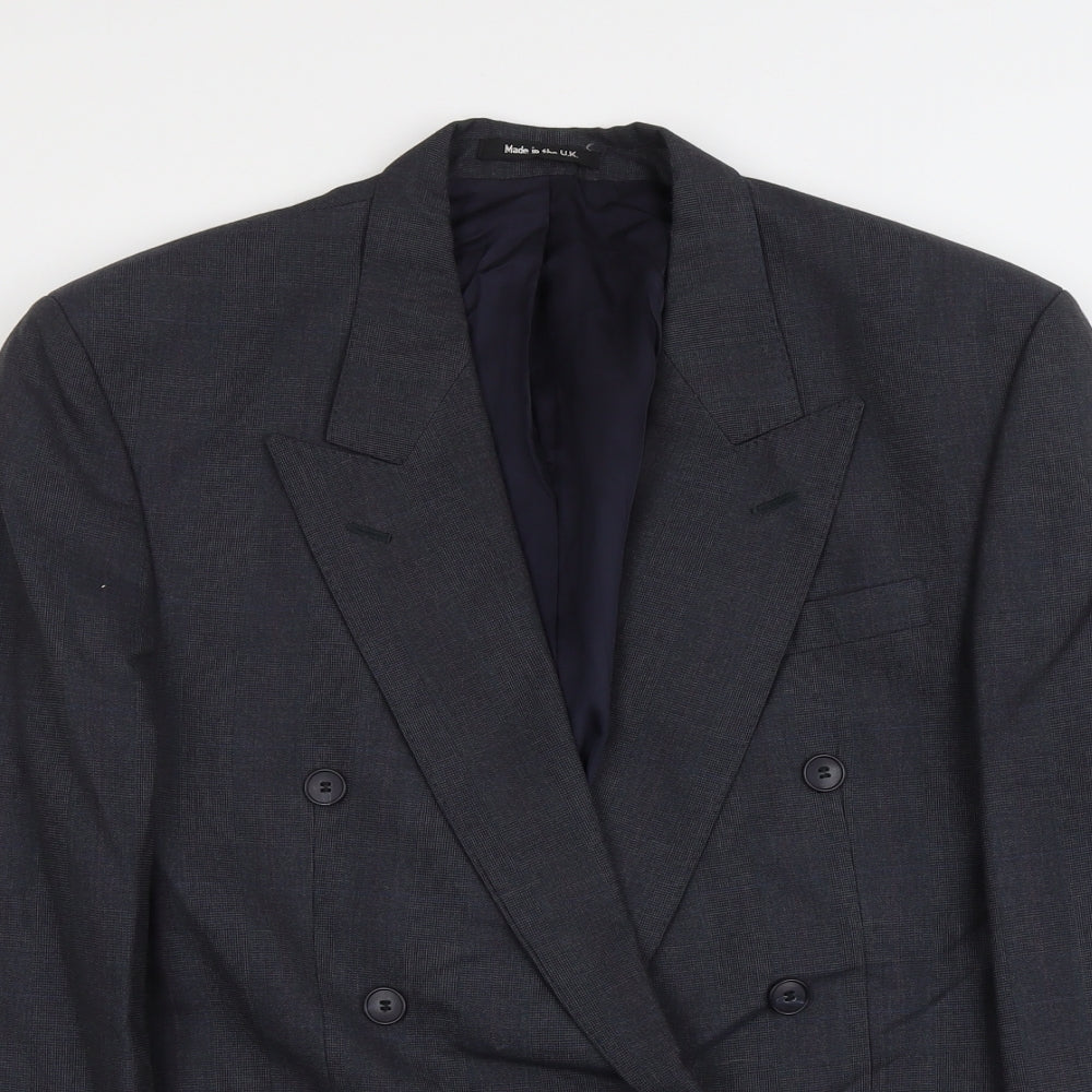 Mens UK Size L Marks and Spencer Regular Blue Suit Jacket