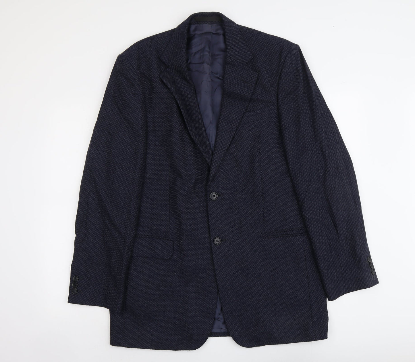 Mens UK Size L Marks and Spencer Regular Blue Suit Jacket