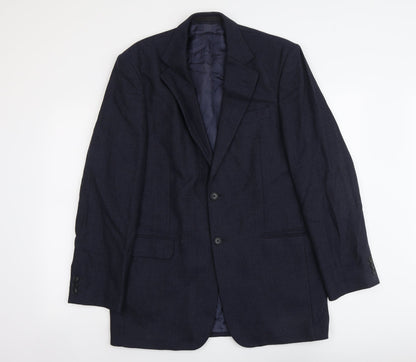 Mens UK Size L Marks and Spencer Regular Blue Suit Jacket