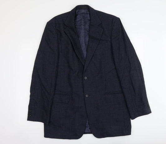 Mens UK Size L Marks and Spencer Regular Blue Suit Jacket