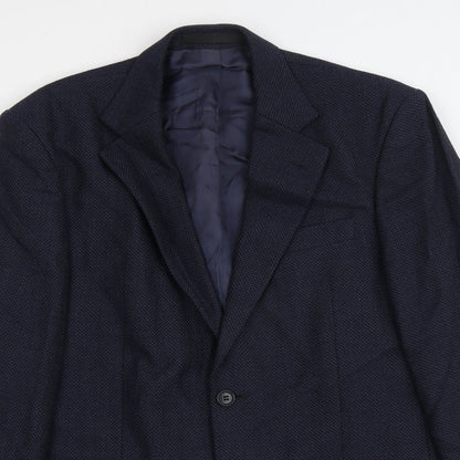 Mens UK Size L Marks and Spencer Regular Blue Suit Jacket