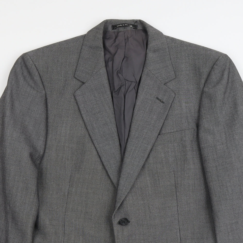 Mens UK Size M Marks and Spencer Regular Grey Suit Jacket